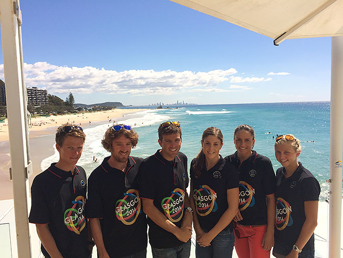 2014-Com-Games-Triathlon-Team-L-R-Ryan-Bailie-Dan-Wilson-Aaron-Royle-Ashleigh-Gentle-Emma-Moffatt-Emma-Jackson--3