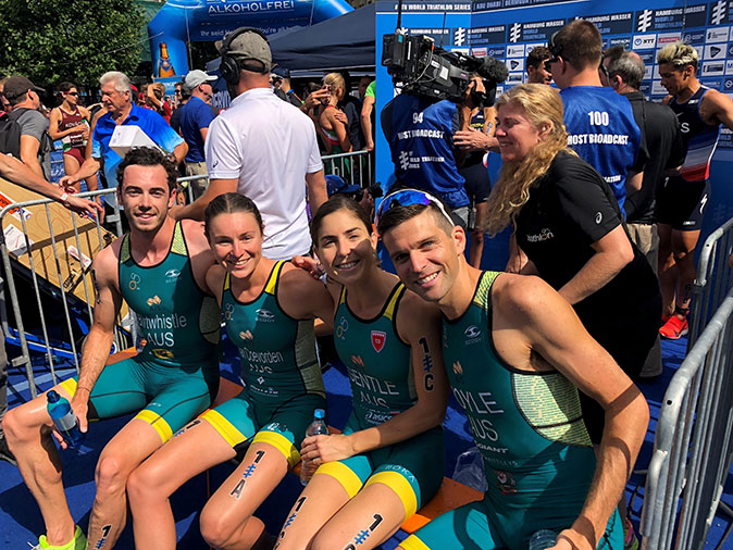 Triathlon-australia-Mixed-Relay-Worlds-in-Hamburg-2018
