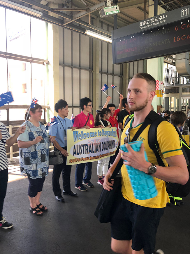 australian-swimming-2018-Matthew-Wilson-arrives