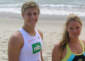 jacob lollback and alyce bennett media call 2007 photo hmg.jpg