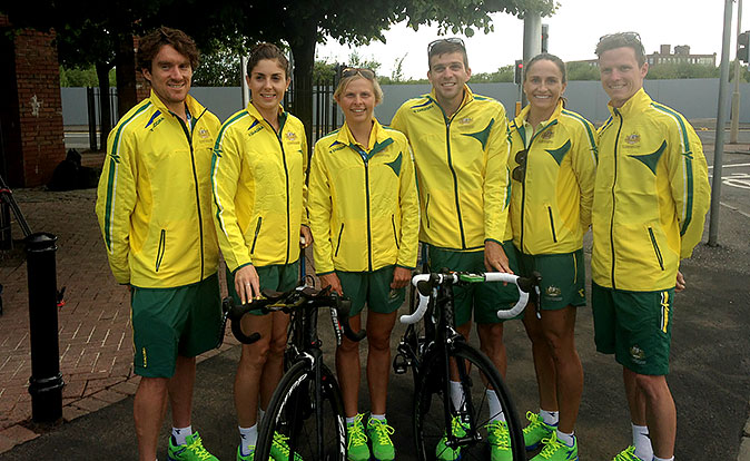 triathlon australia comm games team 2014